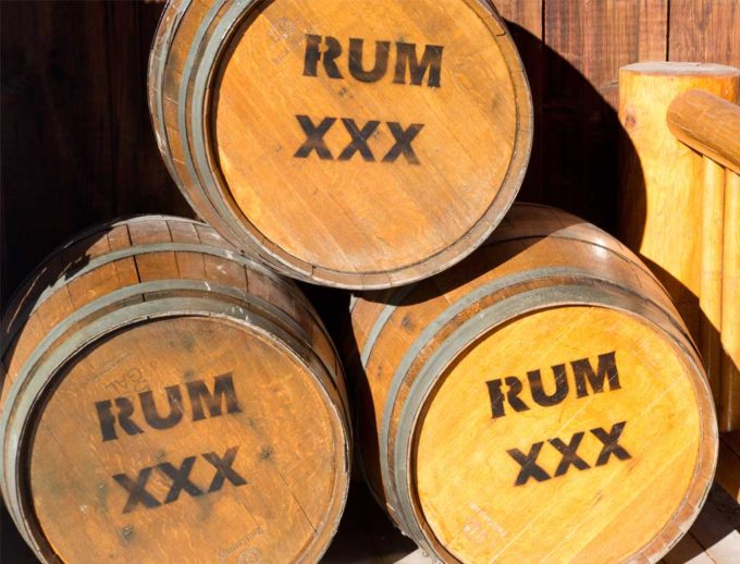 The Cruzan Rum Distillery is located on the west end of St. Croix.